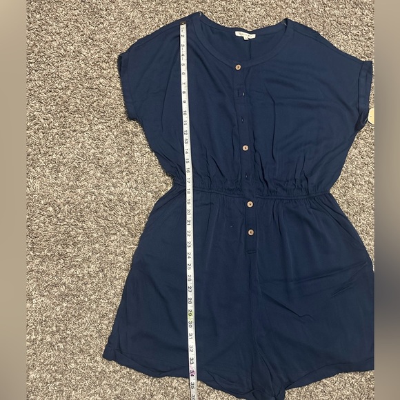 Copper Key Midnight Blue Button-Up Top - Picture 6 of 10